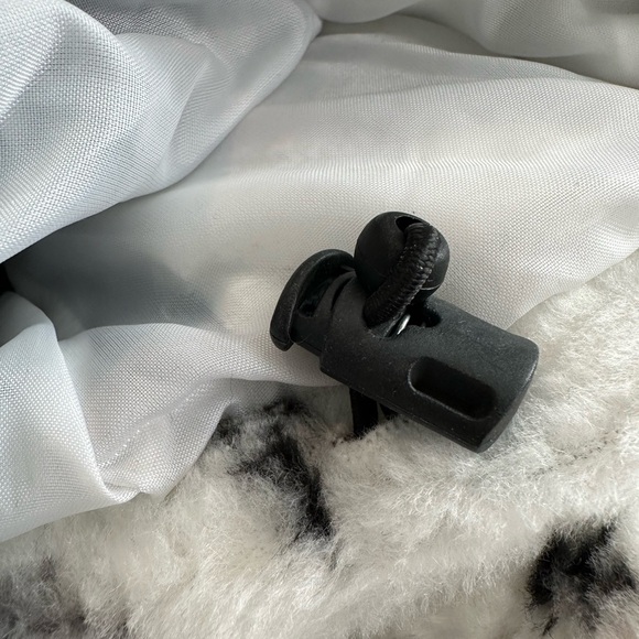 Glacier Gear Outdoor Fleece Vest Black & White trees pockets full zip XL - Picture 7 of 7